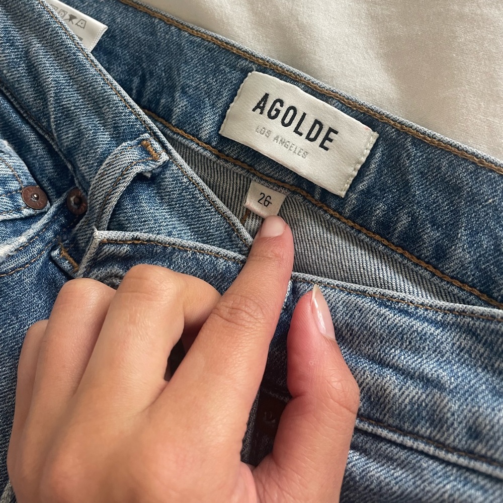 Sold agolde Lyle jeans - Picture 3 of 8